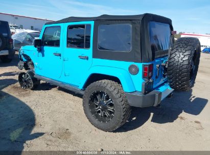 Lot #3056069842 2017 JEEP WRANGLER UNLIMITED SAHARA 4X4