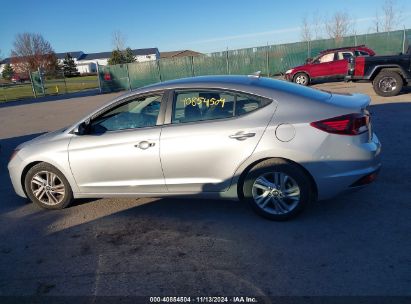 Lot #2990346048 2020 HYUNDAI ELANTRA SEL