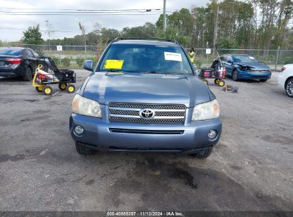 Lot #2995293114 2006 TOYOTA HIGHLANDER HYBRID LIMITED V6