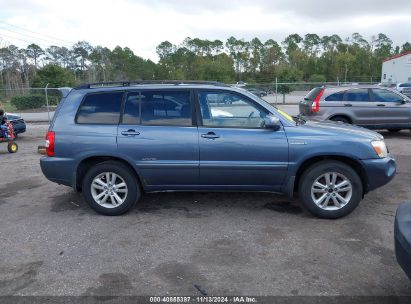 Lot #2995293114 2006 TOYOTA HIGHLANDER HYBRID LIMITED V6