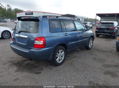 Lot #2995293114 2006 TOYOTA HIGHLANDER HYBRID LIMITED V6