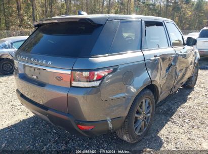 Lot #3037543562 2017 LAND ROVER RANGE ROVER SPORT 3.0L V6 TURBOCHARGED DIESEL SE TD6