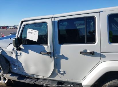 Lot #3050083535 2014 JEEP WRANGLER UNLIMITED SAHARA