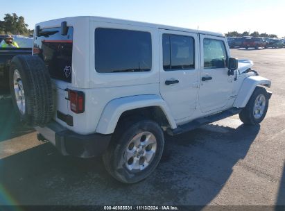 Lot #3050083535 2014 JEEP WRANGLER UNLIMITED SAHARA