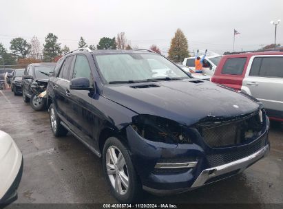 Lot #3051083264 2014 MERCEDES-BENZ ML 350 4MATIC