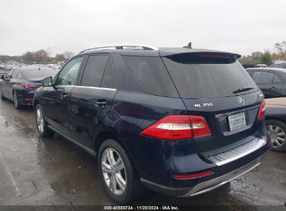 Lot #3051083264 2014 MERCEDES-BENZ ML 350 4MATIC