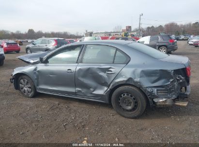 Lot #3035071654 2013 VOLKSWAGEN JETTA 2.0L S