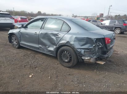 Lot #3035071654 2013 VOLKSWAGEN JETTA 2.0L S