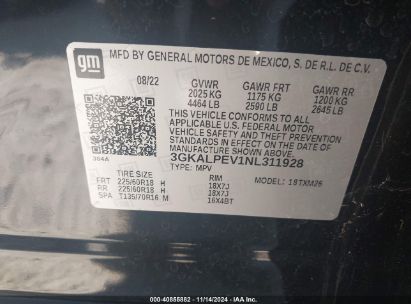 Lot #2990352217 2022 GMC TERRAIN FWD SLT