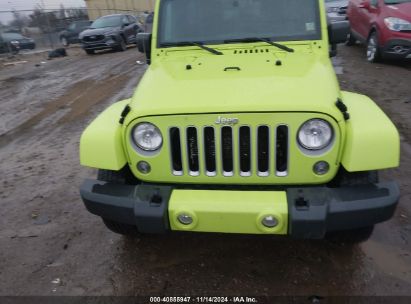 Lot #3050079518 2016 JEEP WRANGLER UNLIMITED SAHARA