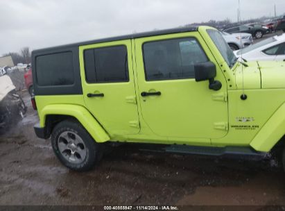 Lot #3050079518 2016 JEEP WRANGLER UNLIMITED SAHARA