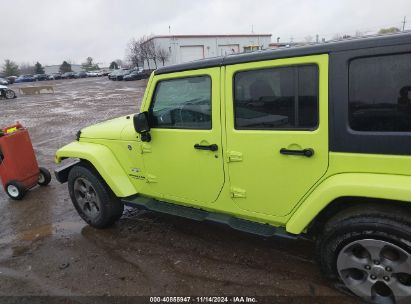 Lot #3050079518 2016 JEEP WRANGLER UNLIMITED SAHARA