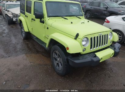 Lot #3050079518 2016 JEEP WRANGLER UNLIMITED SAHARA