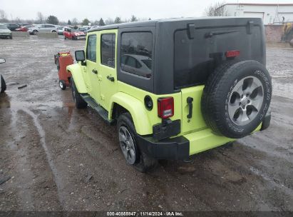 Lot #3050079518 2016 JEEP WRANGLER UNLIMITED SAHARA