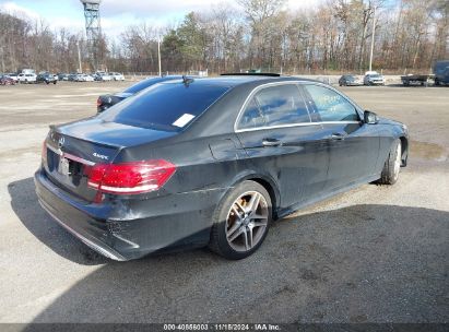 Lot #3005345020 2014 MERCEDES-BENZ E 350 4MATIC