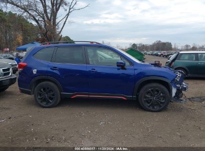 Lot #2995293500 2024 SUBARU FORESTER SPORT