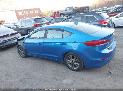 Lot #3052075683 2018 HYUNDAI ELANTRA SEL