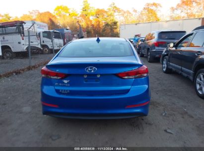 Lot #3052075683 2018 HYUNDAI ELANTRA SEL