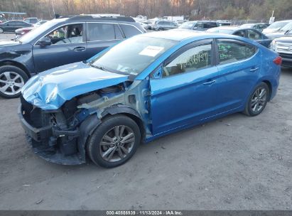 Lot #3052075683 2018 HYUNDAI ELANTRA SEL