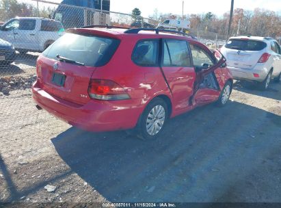 Lot #2995293487 2013 VOLKSWAGEN JETTA SPORTWAGEN 2.5L S