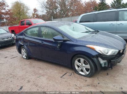 Lot #3035083173 2013 HYUNDAI ELANTRA GLS