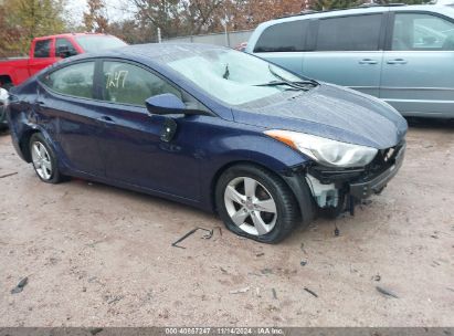 Lot #3035083173 2013 HYUNDAI ELANTRA GLS