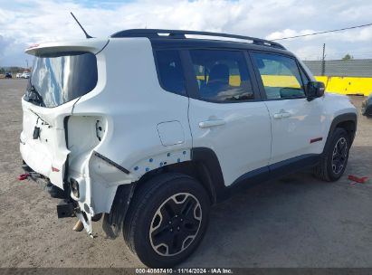 Lot #3035094562 2016 JEEP RENEGADE TRAILHAWK