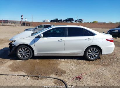 Lot #3037529957 2016 TOYOTA CAMRY HYBRID XLE