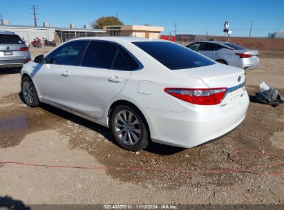 Lot #3037529957 2016 TOYOTA CAMRY HYBRID XLE