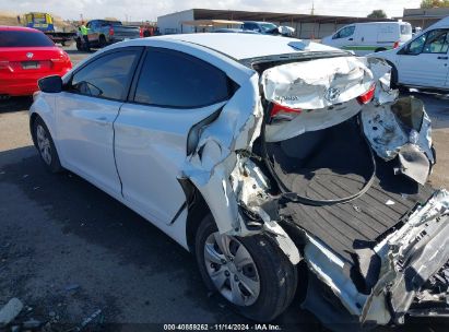 Lot #3035094516 2016 HYUNDAI ELANTRA SE