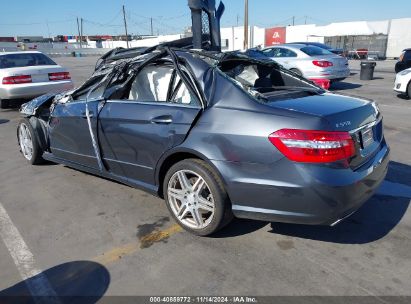 Lot #3050480900 2010 MERCEDES-BENZ E 550