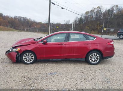 Lot #3045353962 2016 FORD FUSION S