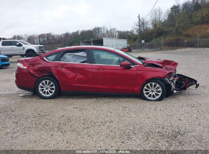 Lot #3045353962 2016 FORD FUSION S