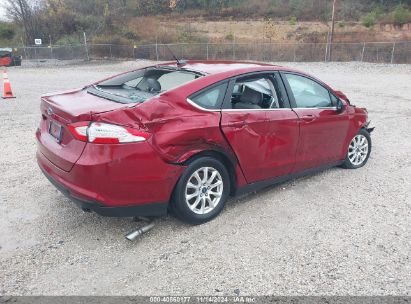 Lot #3045353962 2016 FORD FUSION S