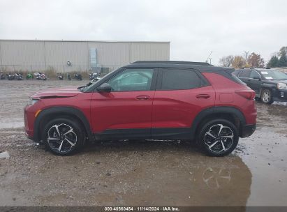 Lot #3042568923 2021 CHEVROLET TRAILBLAZER AWD RS