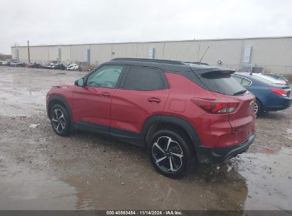 Lot #3042568923 2021 CHEVROLET TRAILBLAZER AWD RS