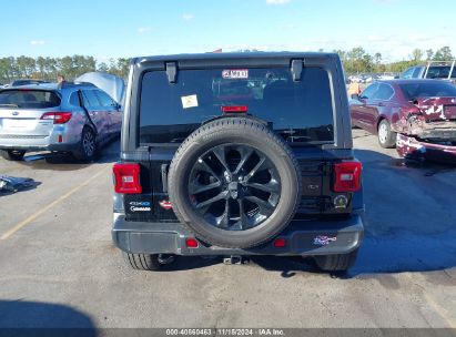 Lot #3056069559 2021 JEEP WRANGLER 4XE UNLIMITED SAHARA 4X4