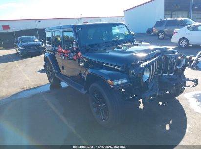 Lot #3056069559 2021 JEEP WRANGLER 4XE UNLIMITED SAHARA 4X4