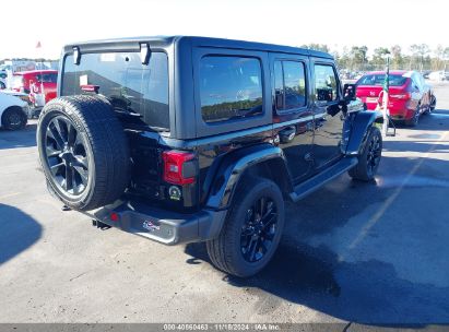 Lot #3056069559 2021 JEEP WRANGLER 4XE UNLIMITED SAHARA 4X4