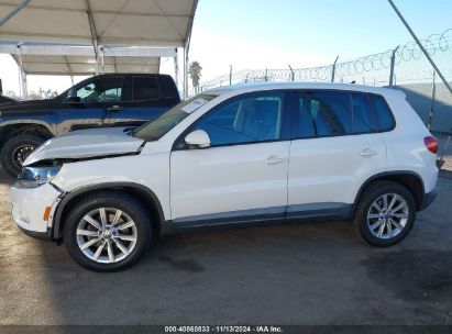 Lot #3034472539 2014 VOLKSWAGEN TIGUAN SE