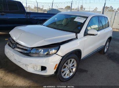 Lot #3034472539 2014 VOLKSWAGEN TIGUAN SE