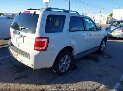 Lot #2992831482 2011 FORD ESCAPE LIMITED