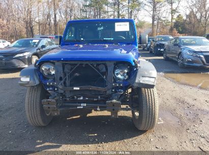 Lot #3052075334 2019 JEEP WRANGLER UNLIMITED SPORT S 4X4