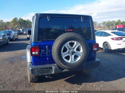 Lot #3052075334 2019 JEEP WRANGLER UNLIMITED SPORT S 4X4