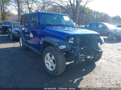 Lot #3052075334 2019 JEEP WRANGLER UNLIMITED SPORT S 4X4