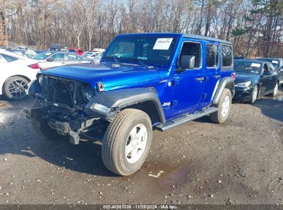 Lot #3052075334 2019 JEEP WRANGLER UNLIMITED SPORT S 4X4