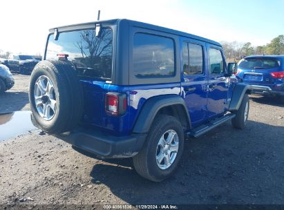 Lot #3052075334 2019 JEEP WRANGLER UNLIMITED SPORT S 4X4