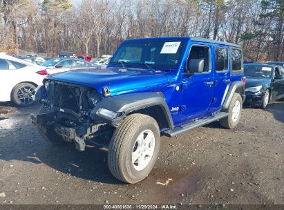 Lot #3052075334 2019 JEEP WRANGLER UNLIMITED SPORT S 4X4