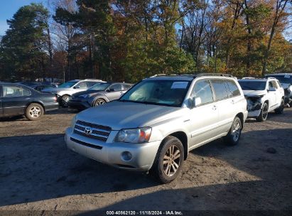 Lot #3005344766 2006 TOYOTA HIGHLANDER HYBRID LIMITED V6