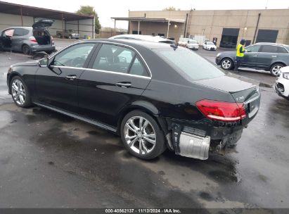 Lot #3050074603 2016 MERCEDES-BENZ E 350